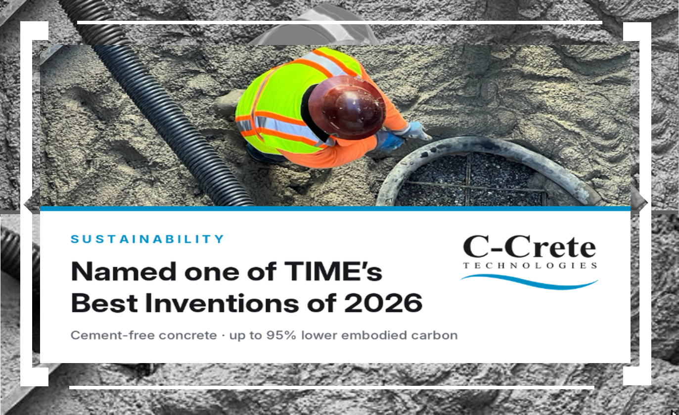 C-Crete named one of TIME’s Best Inventions of 2026